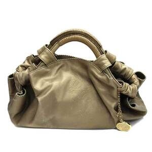 Loewe Nappa Aire Handbag Gold
